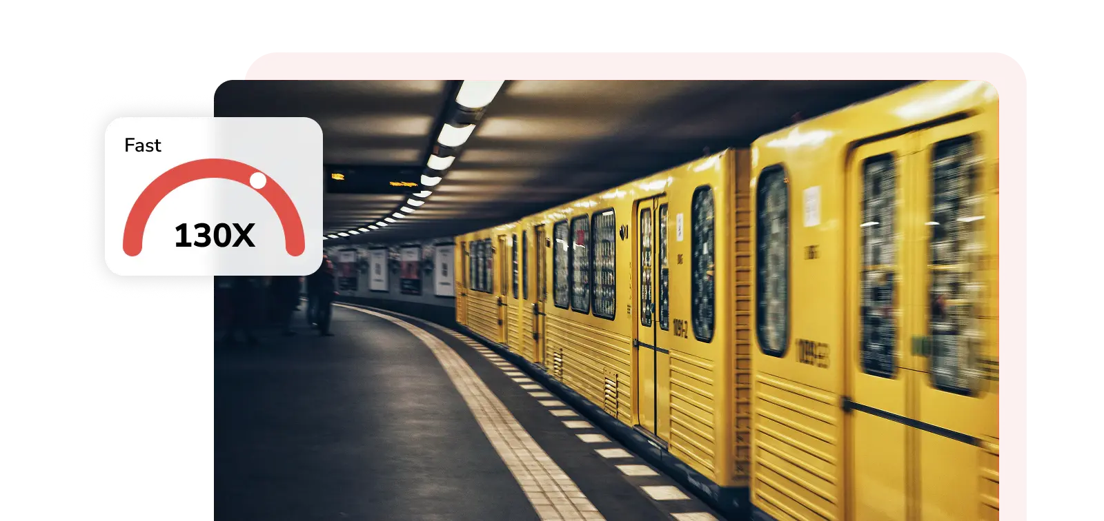 130x lighting fast conversion