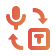 icon audio to text