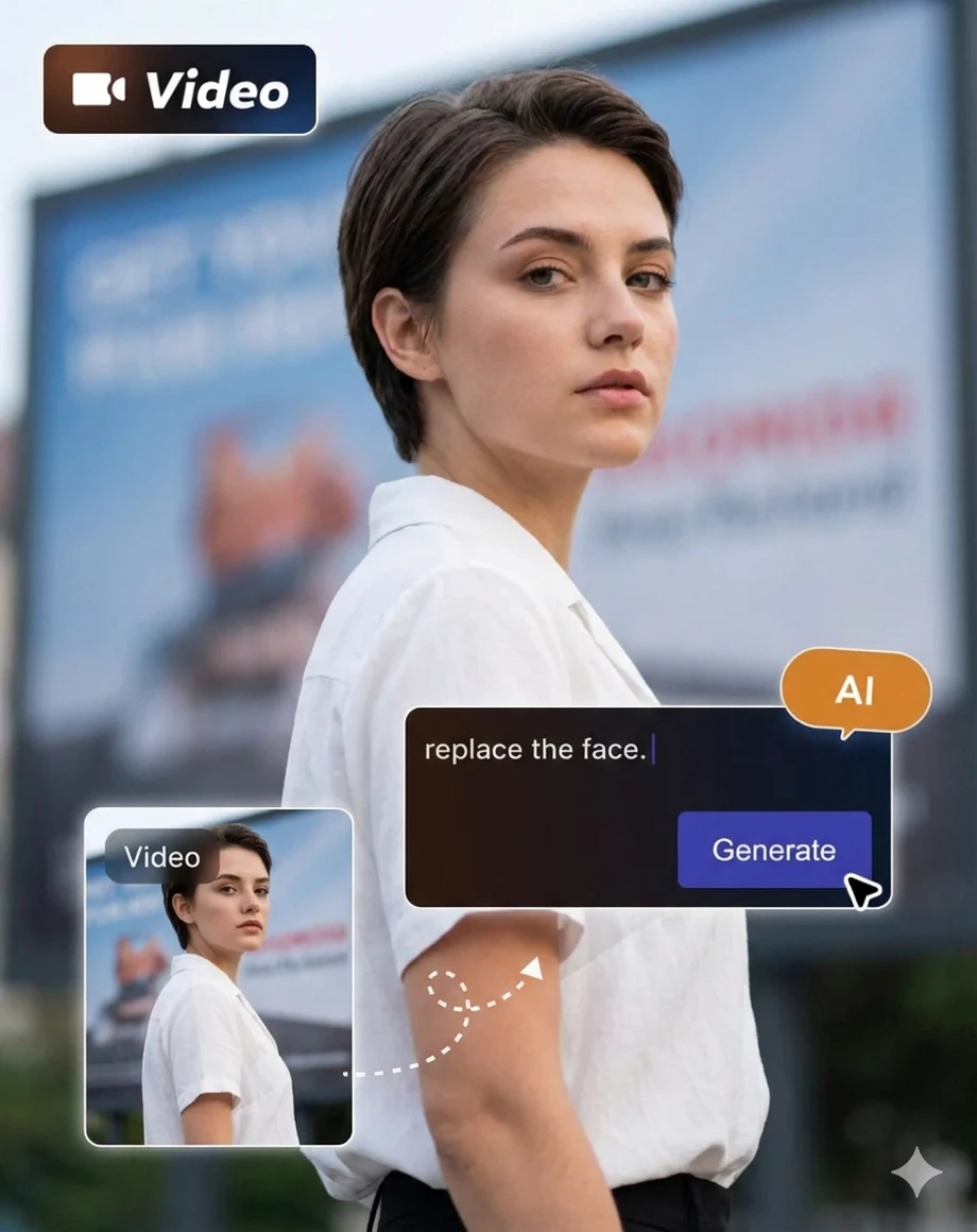 replace face in video