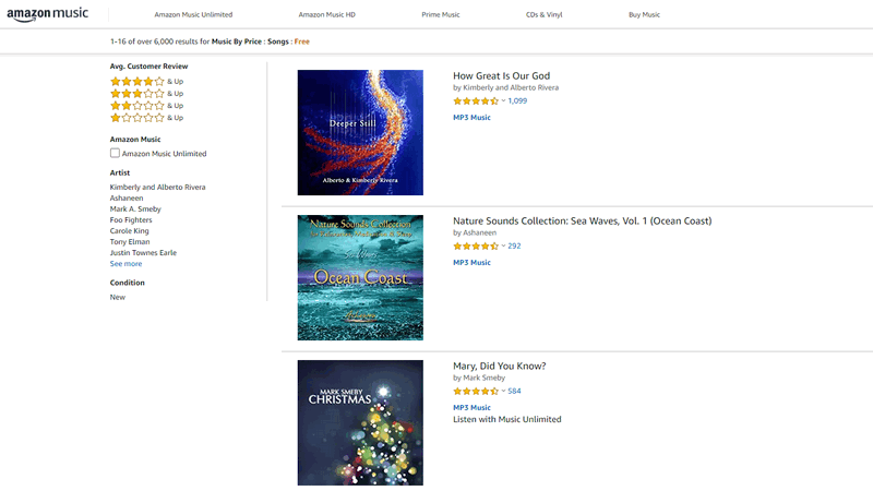 amazon digital music