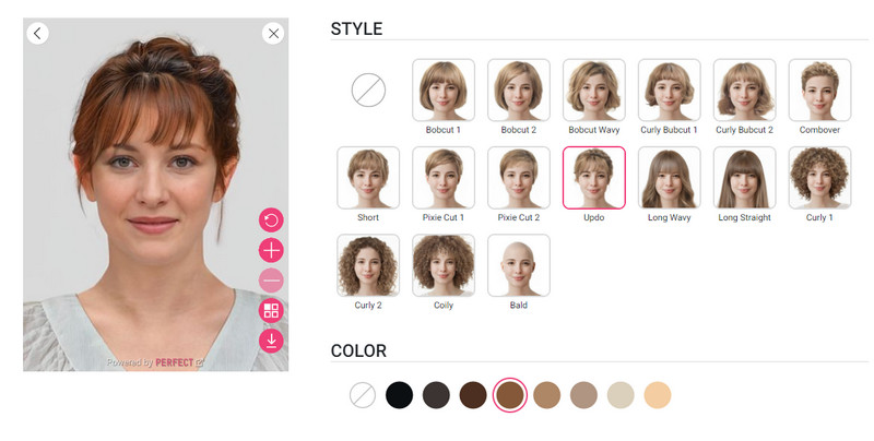 choose hairstyle color