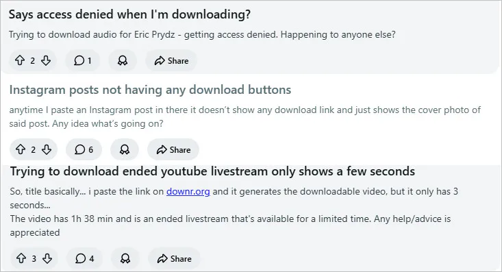 reddit report
