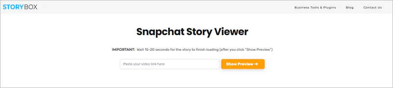 storybox snapchat story viewer