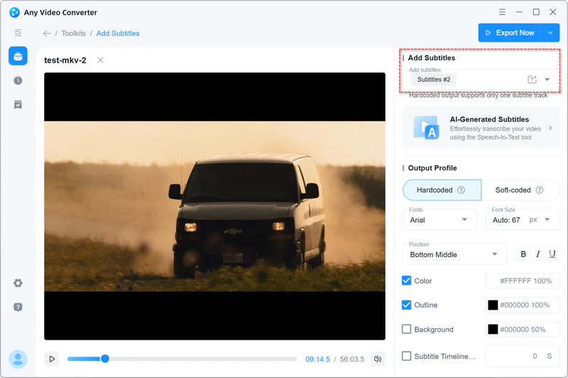 add subtitles to video