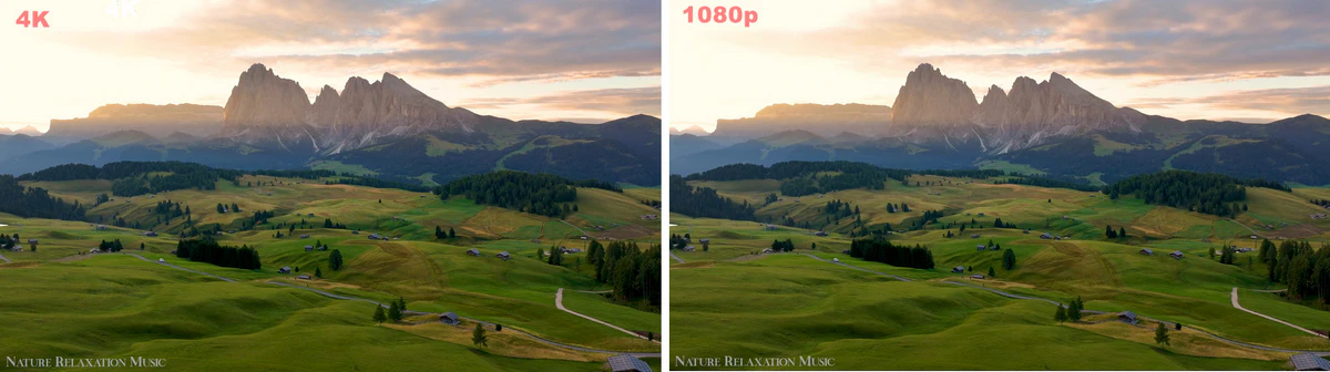 quality comparison after converting 4k to 1080p