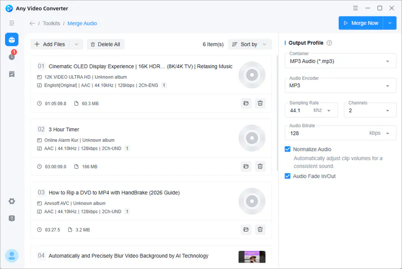 customize audio output settings